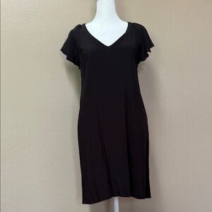 Old Navy Black Midi Dress